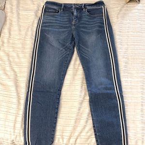 Loft modern skinny blue jeans Size 27 waist or Size 4